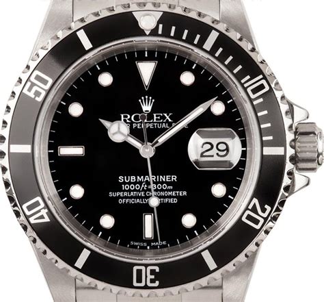 used stainless steel rolex submariner|Rolex Submariner size chart.